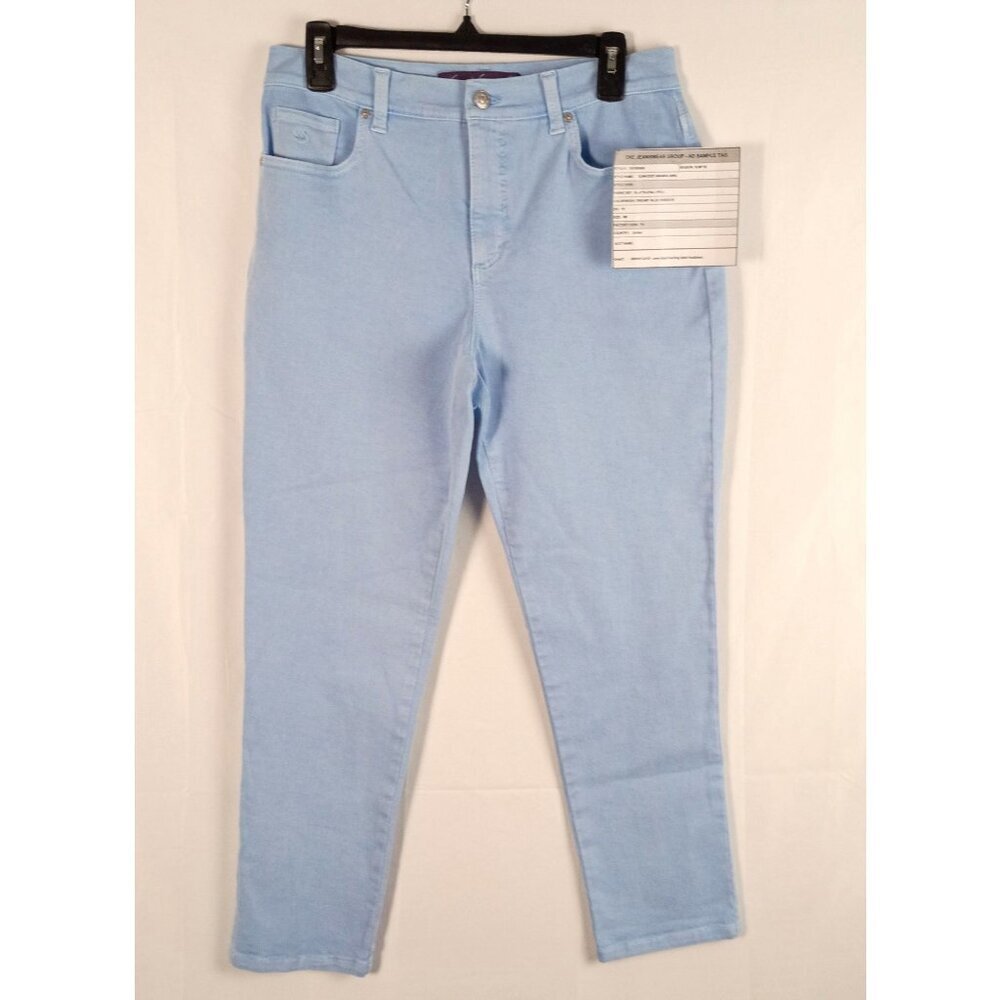 Gloria Vanderbilt Amanda Ankle Jeans 6 Dreamy Blue Sunkissed NWT